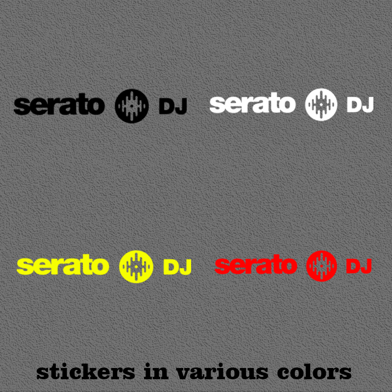 Audio Music Dj - Autocollant en vinyle imperméable avec motif