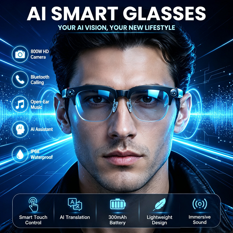 Lunettes intelligentes W630 av - Audio Music Image avis et prix