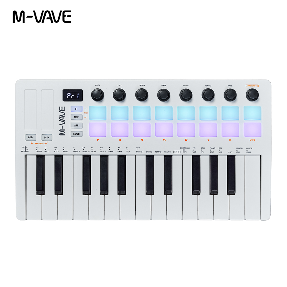 Clavier MIDI Bluetooth M-VAVE  - Midi Controller Pad avis et prix
