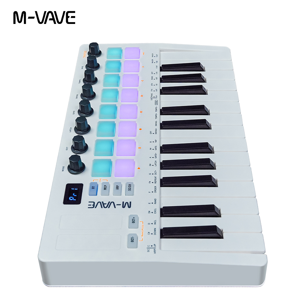 Clavier MIDI Bluetooth M-VAVE  - Midi Controller Pad avis et prix