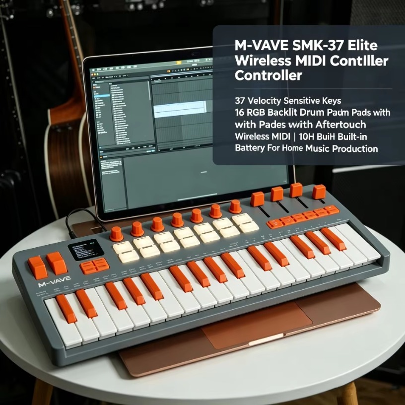 M-VAVE SMK-37, clavier MIDI sa - Midi Controller Pad avis et prix
