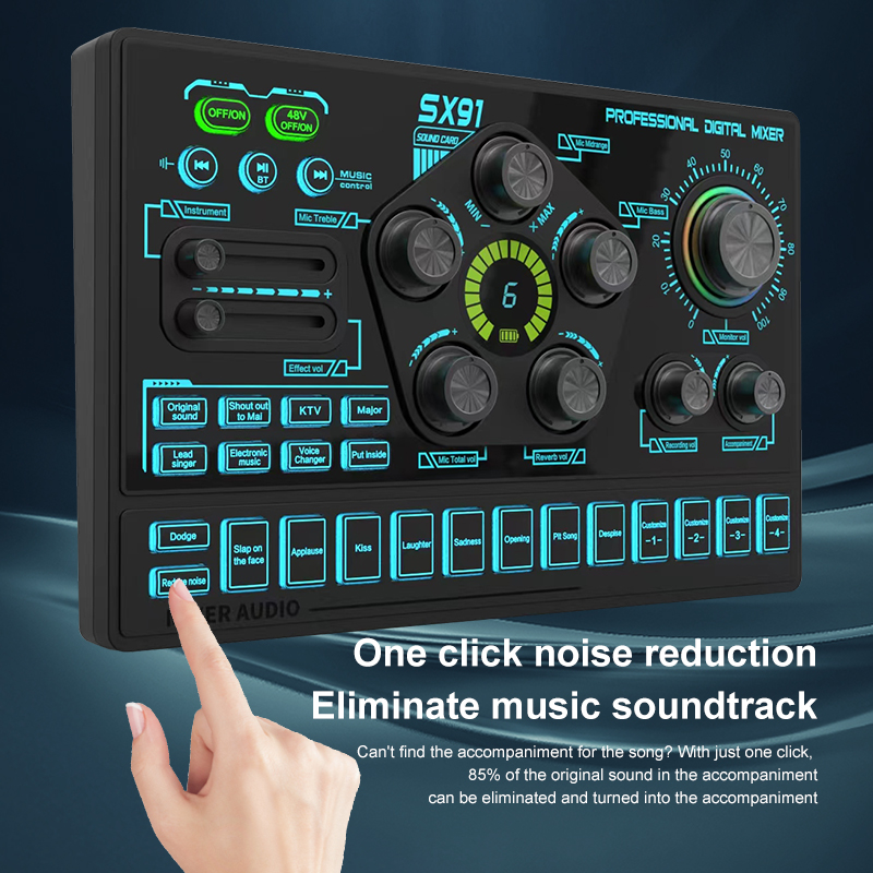 Mélangeur Audio SX91 48V avec  - Audio Music Dj avis et prix