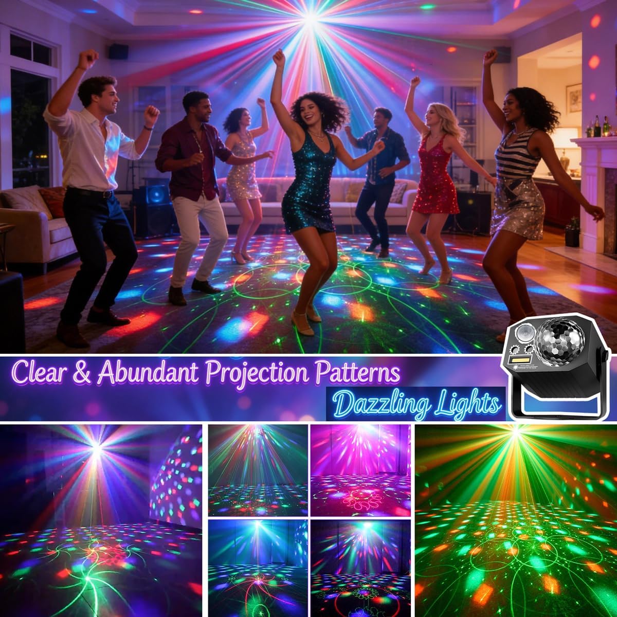 Lumières de boule disco DJ ave - Audio Music Dj avis et prix