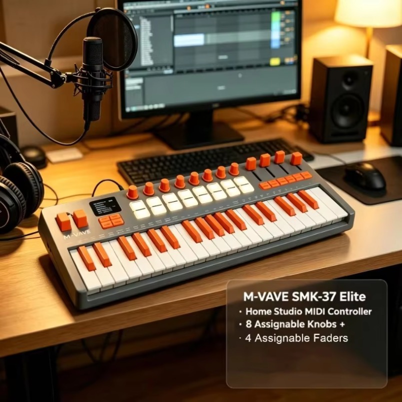 Clavier MIDI M-VAVE SMK-37 Eli - Midi Controller Pad avis et prix
